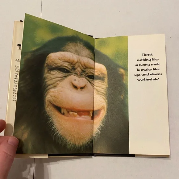 Thinking Of You Gift Book Alice Joyce Davidson 1975 Gibson Greeting Cards Monkey - Picture 6 of 10